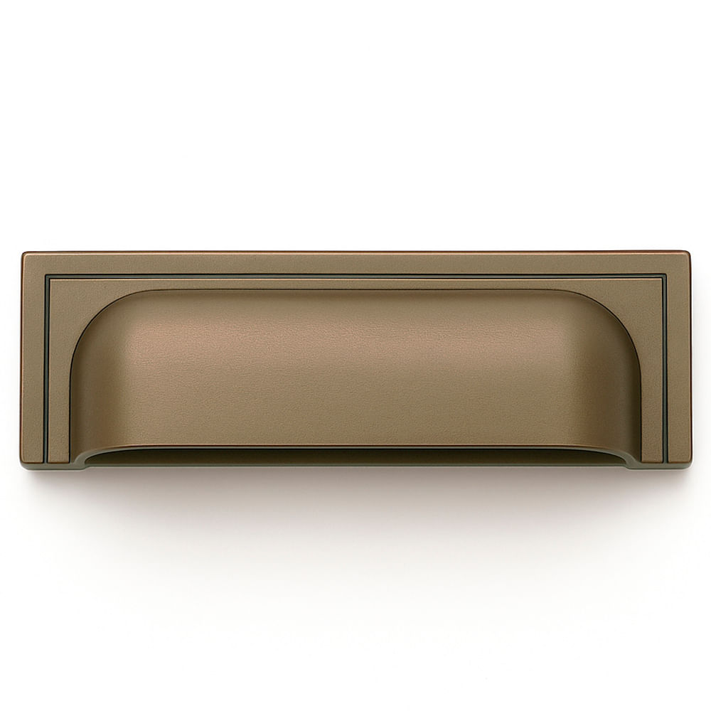 Puxador Plymouth 80mm Bronze Zen